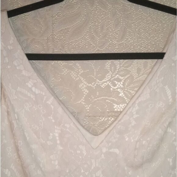 DAVID'S BRIDAL WOMEN'S LACE DRESS - Picture 3 of 10